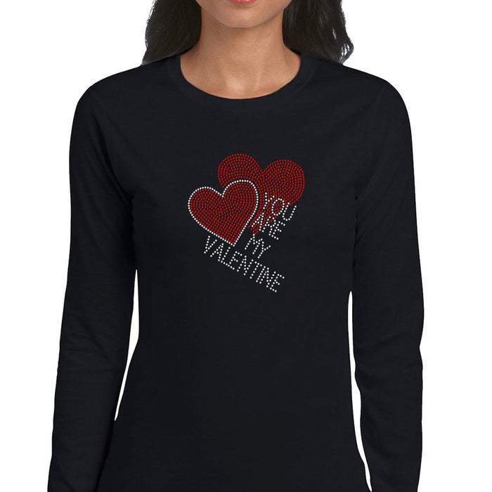 Rhinestone Bling Choose your Style You are my Valentine Heart Love Valentine's