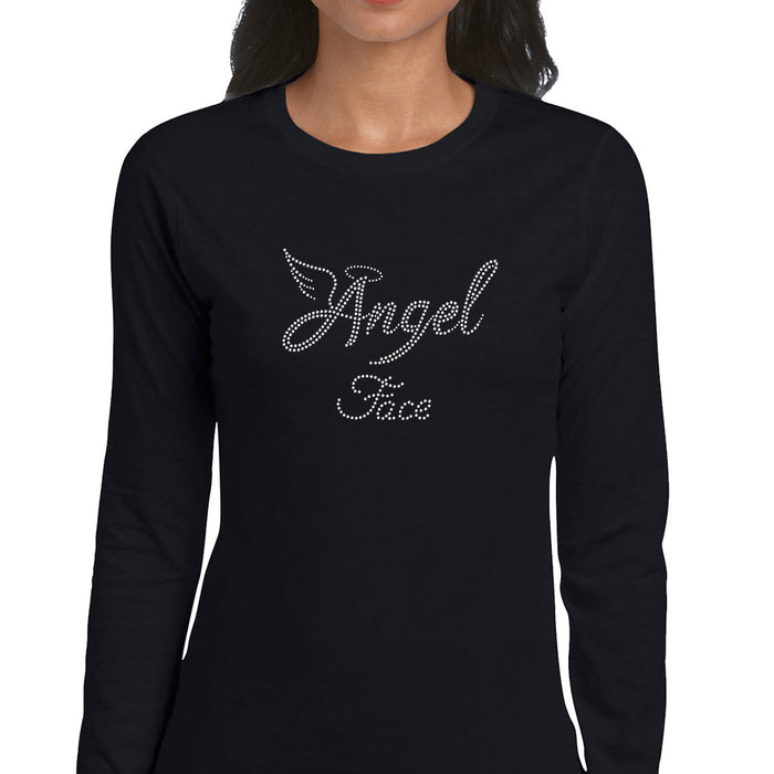 Rhinestone Bling Choose your Style Angel Face Halo White Sparkle Fantasy