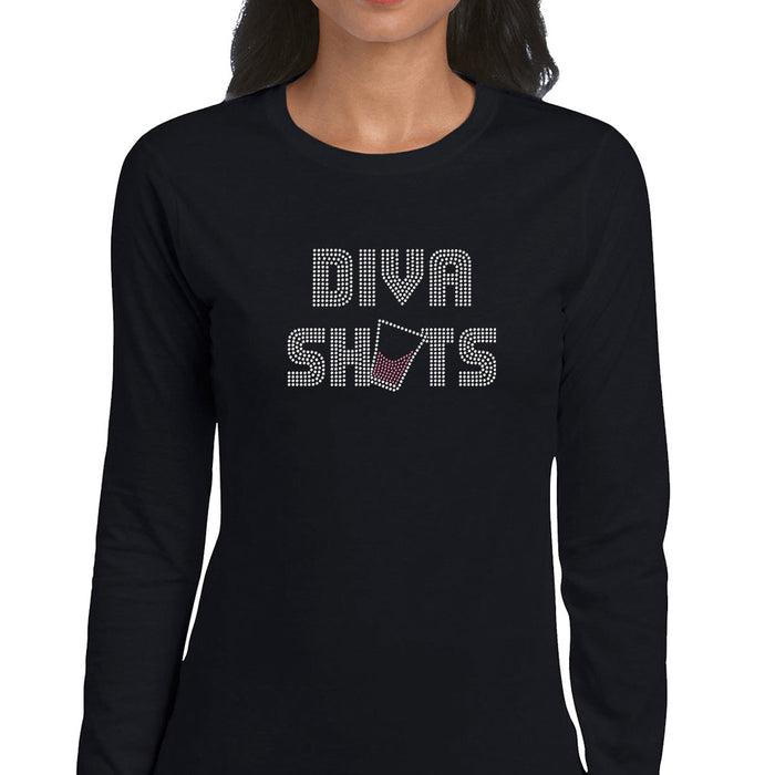 Rhinestone Bling Choose your Style Diva Glass Shot Sparkle Divas