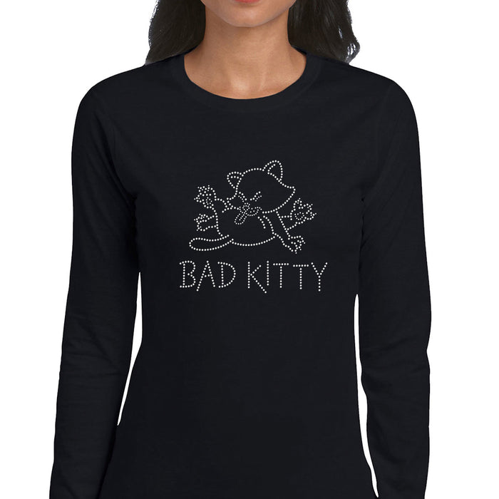 Bling de diamantes de imitación Elige tu estilo Bad Kitty Cat Sparkle Animals