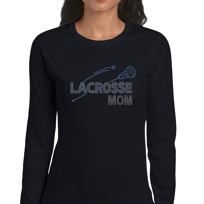 Rhinestone Bling Choose your Style Lacrosse Sport Mom Sparkle Sports Family