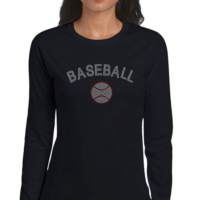 Rhinestone Bling Choose your Style Baseball Crystal Ball Red Sports