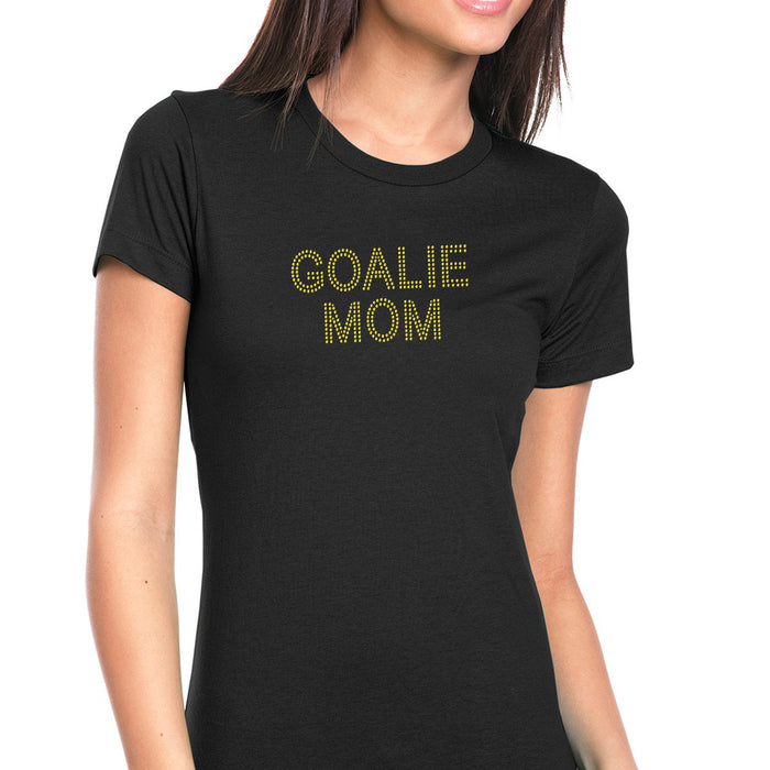 Rhinestone Bling Choose your Style Sports Goalie Mom