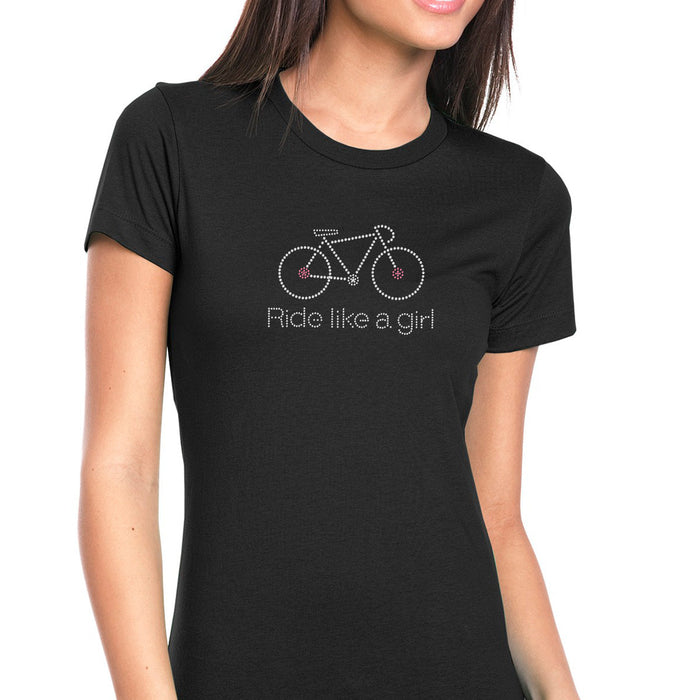 Bling de diamantes de imitación Elige tu estilo Anda como una chica Bicicleta Deportes de bicicleta