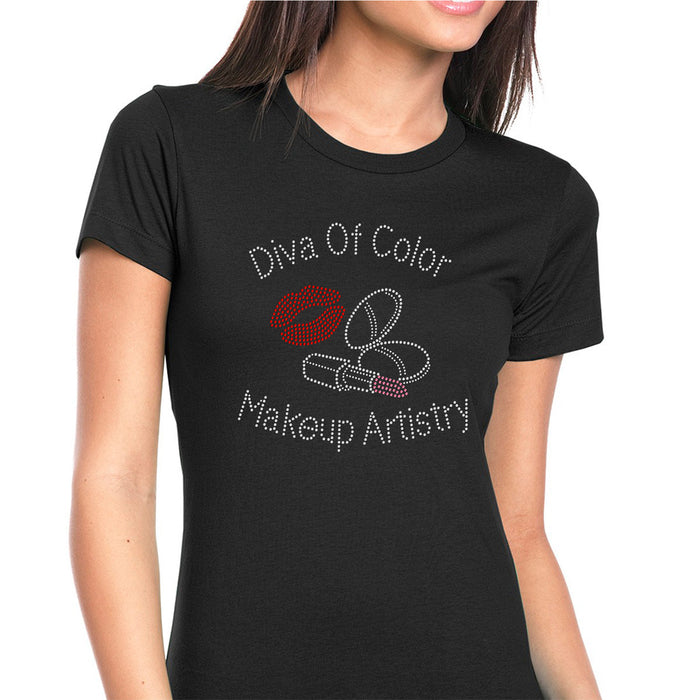 Rhinestone Bling Choose your Style Diva of Colors Makeup Artist Divas