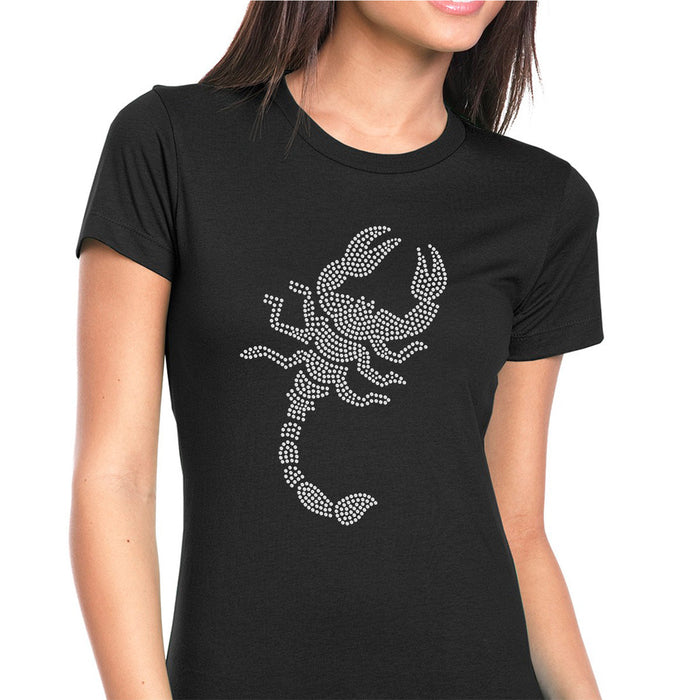 Rhinestone Bling Choose your Style Scorpion White Sparkle Animals