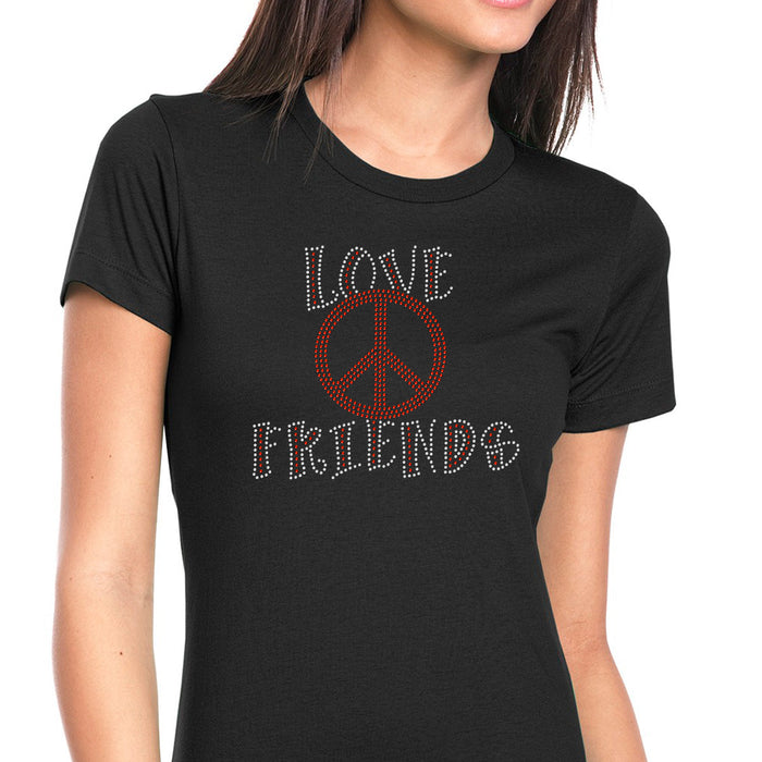 Rhinestone Bling Choose your Style Love Friends Peace Symbol Symbols Family