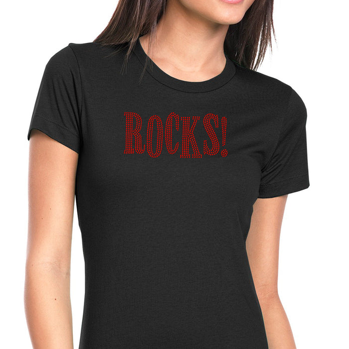 Rhinestone Bling Choose your Style Rocks Sparkle Red Music