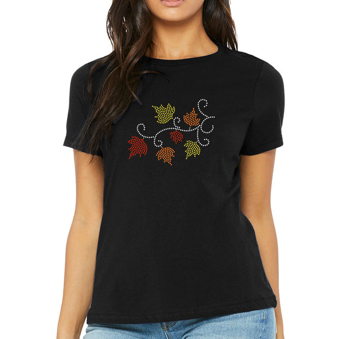 Rhinestone Bling Choose your Style Thanksgiving Fall Leaves Holidays