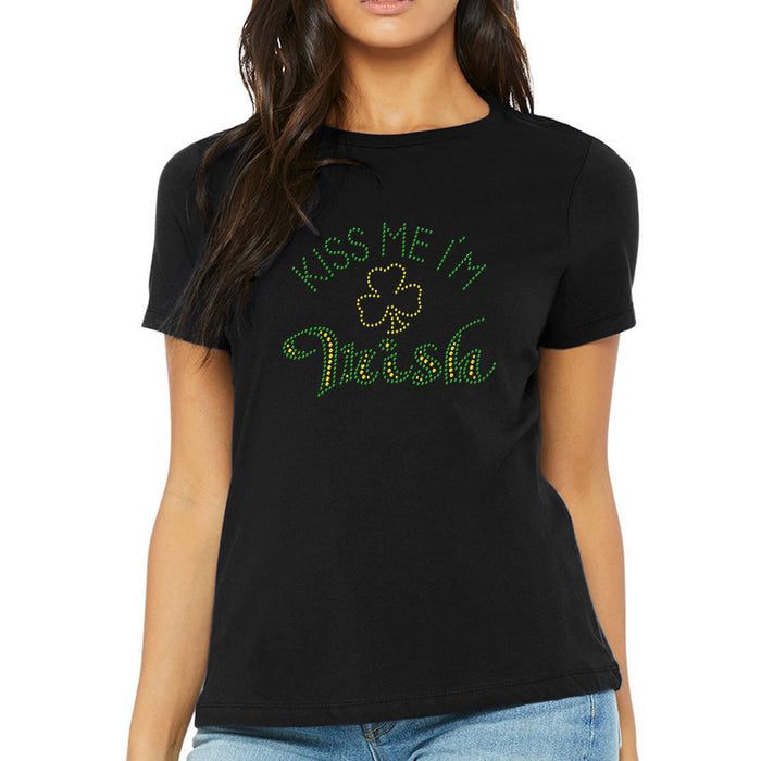 Rhinestone Bling Choose your Style Kiss Me I'm Irish Holidays St. Patrick