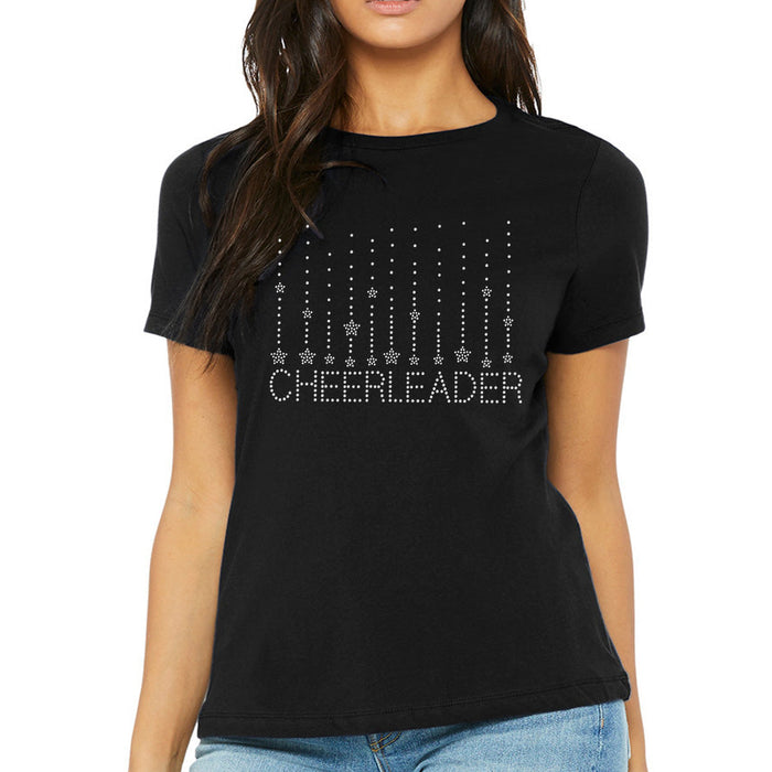 Rhinestone Bling Choose your Style Cheer Cheerleader Stars White