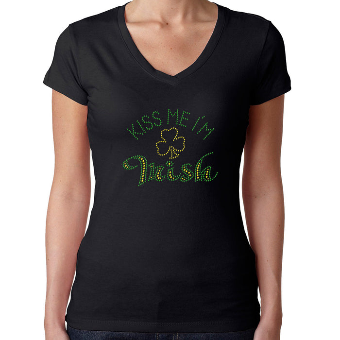 Rhinestone Bling Choose your Style Kiss Me I'm Irish Holidays St. Patrick