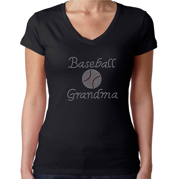 Rhinestone Bling Choose your Style Baseball Grandma Ball Sparkle Sports Family