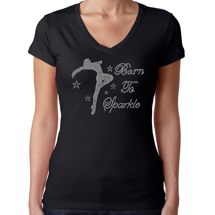 Rhinestone Bling Choose your Style Dancer Born To Sparkle Dance