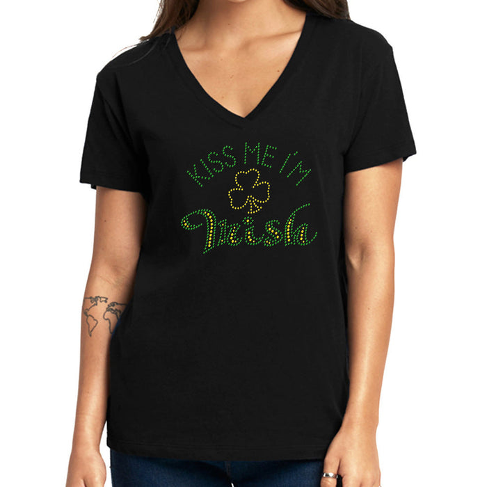 Rhinestone Bling Choose your Style Kiss Me I'm Irish Holidays St. Patrick