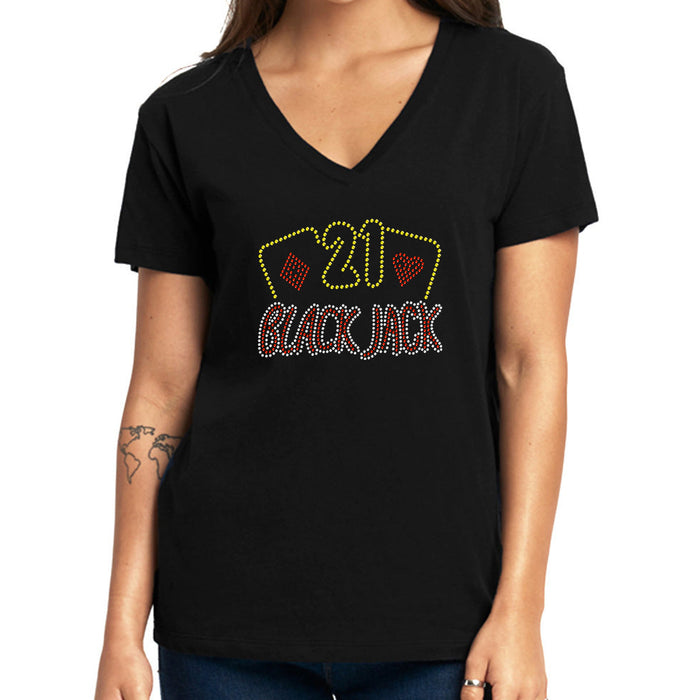 Rhinestone Bling Choose your Style Casino Vegas Blackjack 21 Leisure