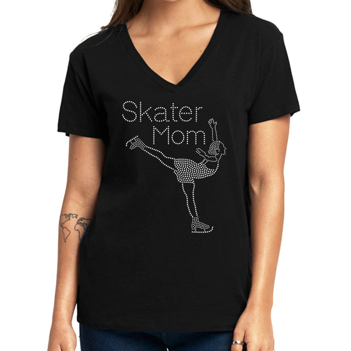 Rhinestone Bling Choose your Style Figure Ice Skater Mom Sports Family