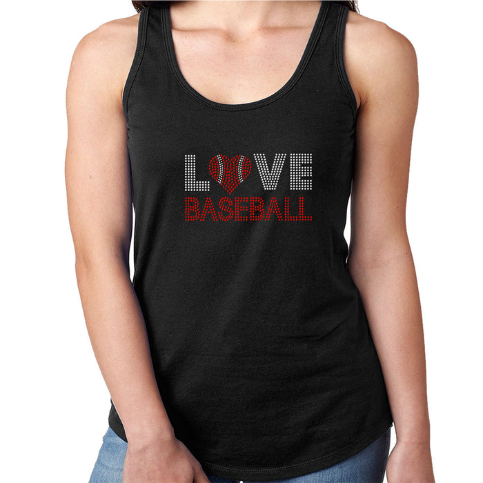 Rhinestone Bling Choose your Style Love Baseball Red Heart Ball Sports