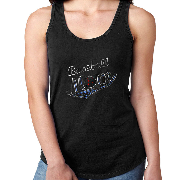 Rhinestone Bling Choose your Style Baseball Mom Ball Blue Sports Family