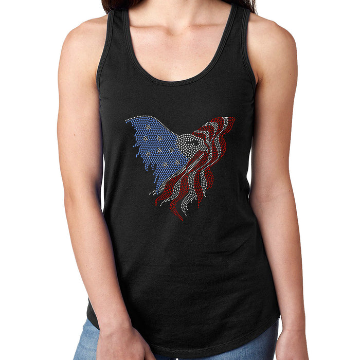 Rhinestone Bling Choose your Style USA Eagle American Flag Patriotic