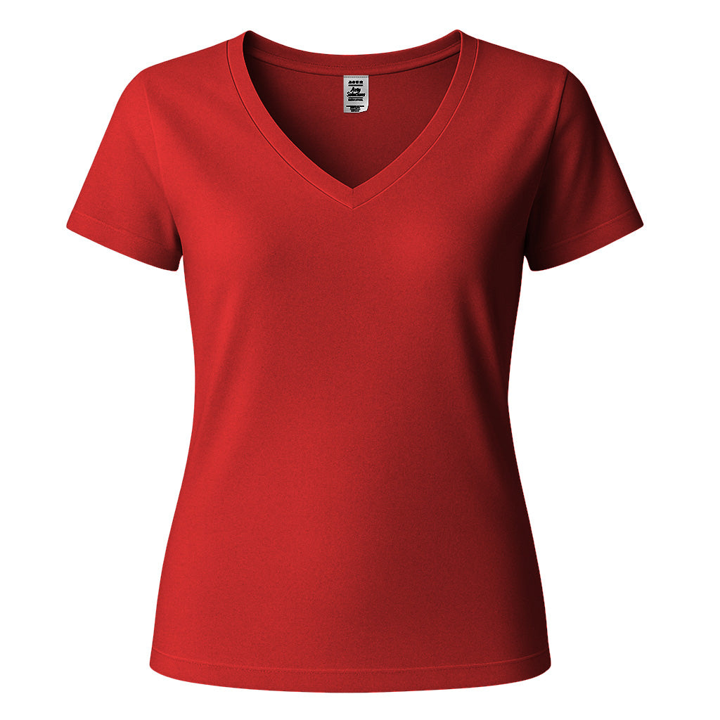 Custom Women's T-Shirt - Beauty DTF Print with Personalized Rhinestone Text