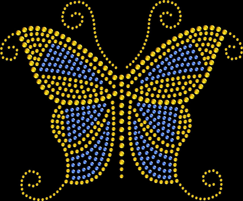 Bling de diamantes de imitación Elige tu estilo Mariposa Azul Amarillo Oro Animales