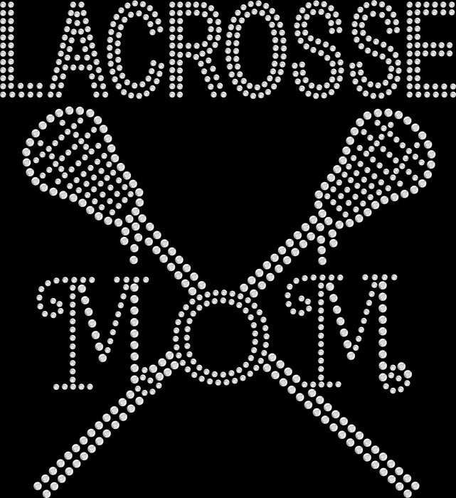 Rhinestone Bling Choose your Style Lacrosse Mom Stick Sports