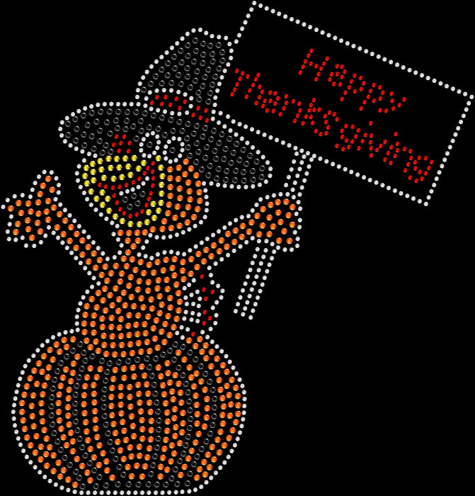 Rhinestone Bling Choose your Style Thanksgiving Turkey Pumpkin Holidays