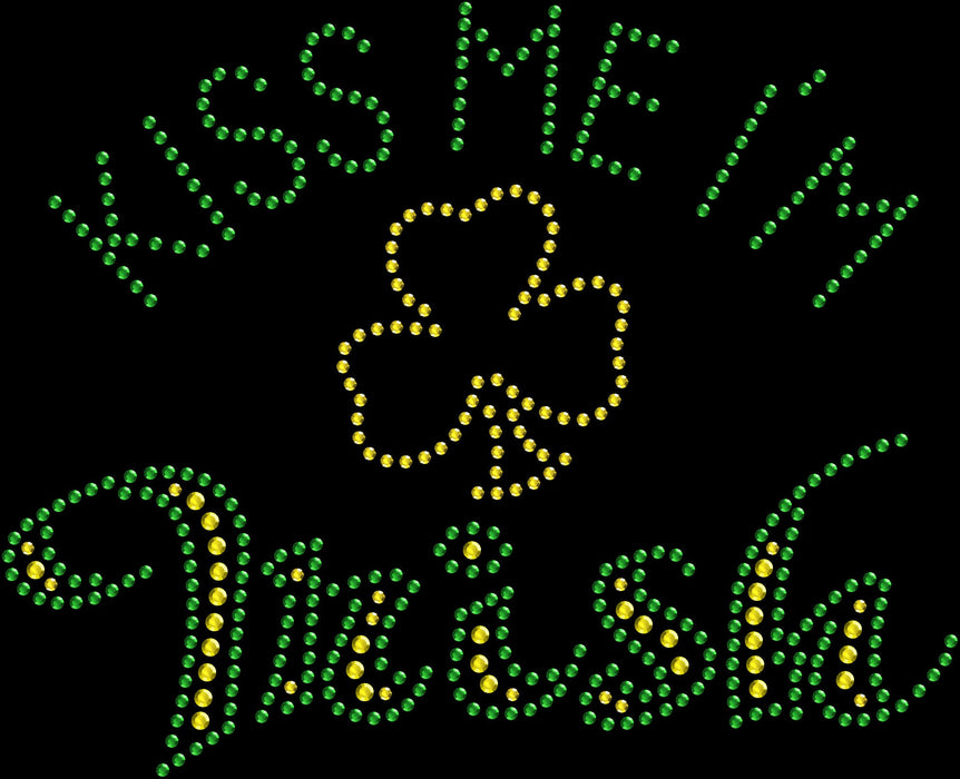 Rhinestone Bling Choose your Style Kiss Me I'm Irish Holidays St. Patrick