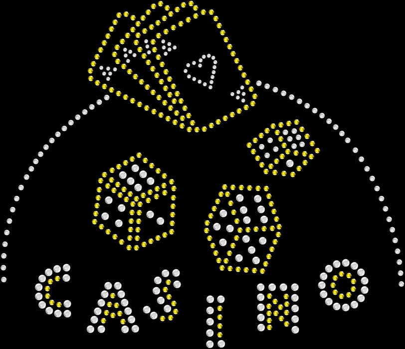 Bling de diamantes de imitación Elige tu estilo Casino Vegas Dados Cartas Ocio