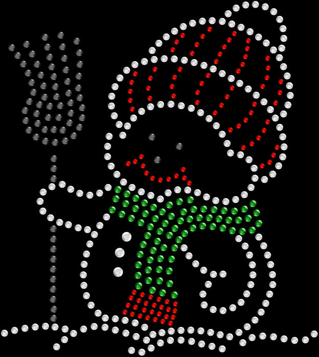 Rhinestone Bling Choose your Style Christmas Little Snowman