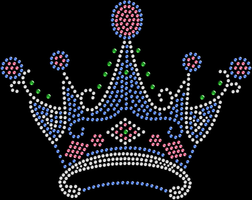 Rhinestone Bling Choose your Style Multicolor Crown Queen Crowns