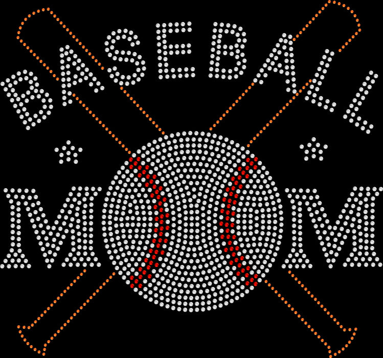 Rhinestone Bling Choose your Style Baseball Mom Bats Ball Sports Family