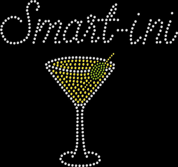 Rhinestone Bling Choose your Style Smartini Smart Martini Glass Drinks