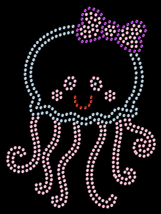 Rhinestone Bling Choose your Style Cute Girly Jelly Fish Sparkle Animals