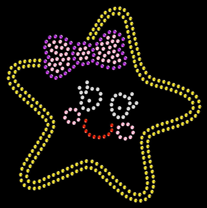 Rhinestone Bling Choose your Style Cute Girly StarFish Sparkle Animals