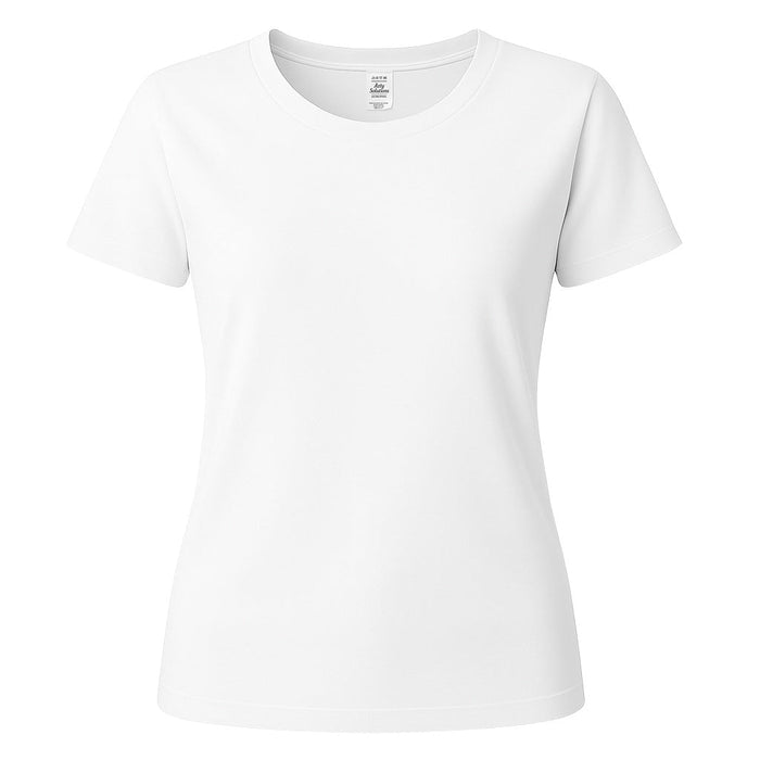 Custom Women's T-Shirt - Places DTF Print with Personalized Rhinestone Text